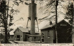 Pumping Station - Fort Benjamin Harrison Postcard