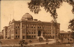 The High School Stockton, CA Postcard Postcard