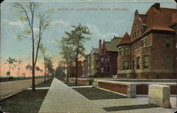 Scene on Lake Shore Drive Postcard