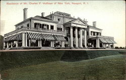 Residence of Mr. Charles F. Hoffman of New York Newport, RI Postcard Postcard