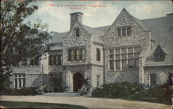 Mrs. W. B. Leed's Residence - Rough Point Newport, RI Postcard Postcard