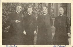 French-Canadian Priests Walter F. Fontaine Woonsocket, RI Postcard Postcard