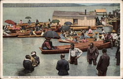 Saving Sinners, Scene Along the Mississippi Postcard