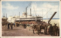 Packet "James Lee" Riverboats Postcard Postcard