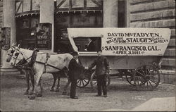 David MacFadyen, walking from Stauch's Coney Island, NY Postcard