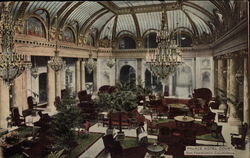 Palace Hotel Court San Francisco, CA Postcard Postcard