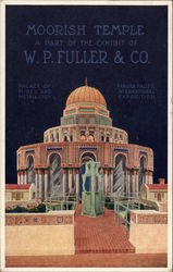 Moorish Temple, a Part of the Exhibit of W.P. Fuller & Co San Francisco, CA 1915 Panama-Pacific Exposition Postcard Postcard