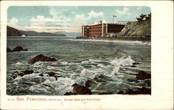 Golden Gate and Fort Point San Francisco, CA Postcard Postcard