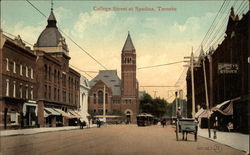 College Street at Spadina Toronto, ON Canada Ontario Postcard Postcard