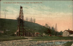 In the Heart of the Oil Country Postcard