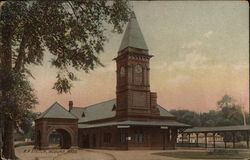 RR Station Postcard