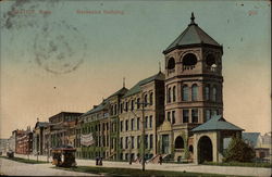 Mechanics Building Postcard