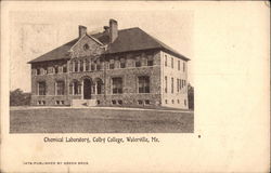 Colby College - Chemical Laboratory Postcard