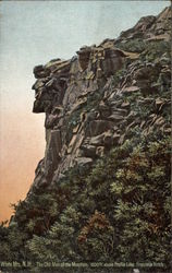 The Old Man of the Mountain Franconia Notch, NH Postcard Postcard