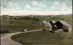 Sunset hill from the West White Mountains, NH Postcard Postcard