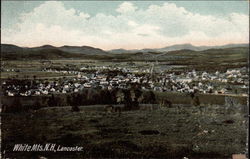 View over Town Postcard