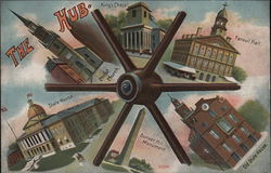 The Hub Boston, MA Postcard Postcard