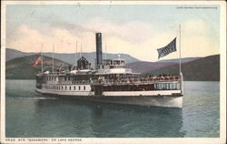 Str. "Sagamore" on Lake George Postcard