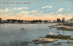 Abbott Cove, General View Salem, MA Postcard Postcard