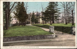 Home of Mrs. Mary Baker Eddy Postcard