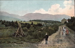 View from Mt. Agassiz Stove, Looking Towards the Franconia Valley White Mountains, NH Postcard Postcard