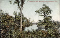 Entrance to Lake Wentworth Postcard