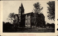 Logan School Fairfield, IA Postcard Postcard