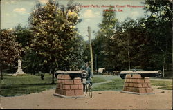 Grant Park, showing Grant Monument Postcard