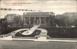 Belmont College, view of North Front Nashville, TN Postcard Postcard