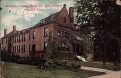 Berkshire County Home for Aged Women Pittsfield, MA Postcard Postcard