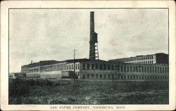 Lee Paper Company Vicksburg, MI Postcard Postcard