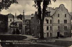 Morgan Hall and Gymnasium, Williams College Postcard