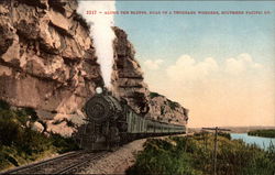 Along the Bluffs, Road of A Thousand Wonders Railroad (Scenic) Postcard Postcard