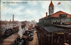 Union Station Denver, CO Postcard Postcard