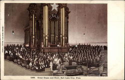 Great Organ and Choir Postcard