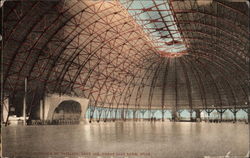 Interior of Pavilion, Salt Air, Great Salt Lake Magna, UT Postcard Postcard