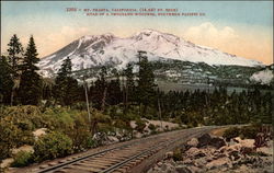 Mt. Shasta from Southern Pacific Co. Railroad Mount Shasta, CA Postcard Postcard