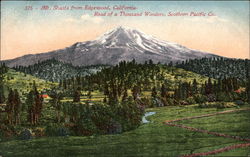 Mt. Shasta from Edgewood California Postcard Postcard