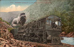 Southern Pacific Co.'s latest type compound Malet engine Postcard