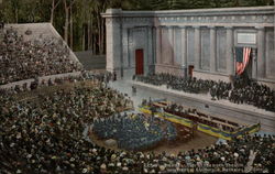 President Taft at the Greek Theatre, University of California Berkeley, CA Postcard Postcard