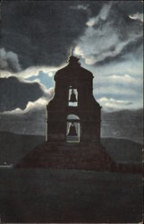 California Mission by Moonlight Postcard