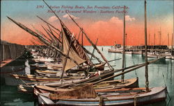 Italian Fishing Boats Postcard