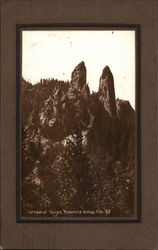 Cathedral Spires, Yosemite Valley Postcard