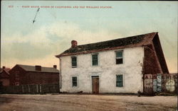 First Brick House in California and Old Whaling Station Monterey, CA Postcard Postcard