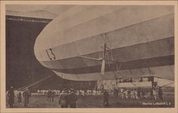 Photo of an airship Postcard