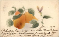 Yellow pears Postcard