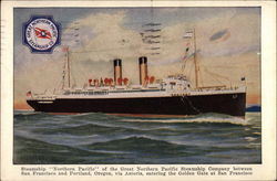 Steamship "Northern Pacific" Steamers Postcard Postcard