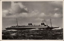 Norddeutscher Lloyd, Bremen, Turbinen-Schnelldampler "Europa" Steamers Postcard Postcard