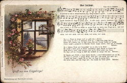 German Song Postcard