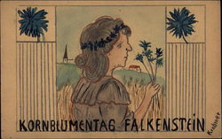 Kornblumentag Falkstenstein Postcard